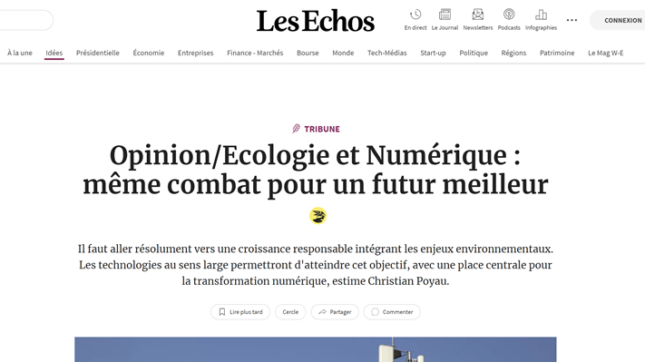 Visuel Tribune Les Echos Micropole